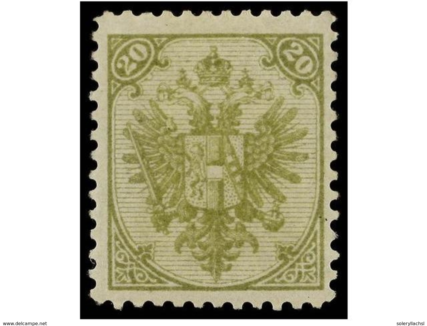 366 * BOSNIA-HERZEGOVINA. Fe.8I. 1879. <B>15 Kr.</B> Yellow Green, Perf. 11 1/2. Fresh And Fine. Ferchenbauer.800?. - Other & Unclassified