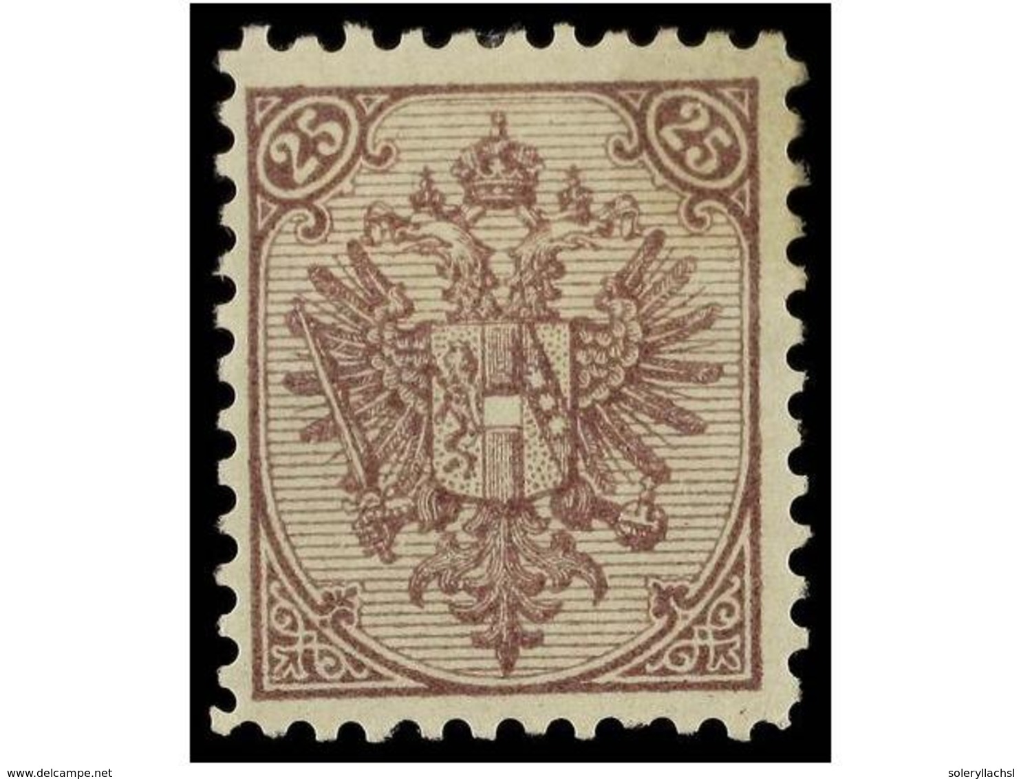 367 * BOSNIA-HERZEGOVINA. Fe.9Ib. 1879. <B>25 Kr.</B> Dull Violet, Perf. 10 1/2. Fresh And Fine. Ferchenbauer.270?. - Other & Unclassified