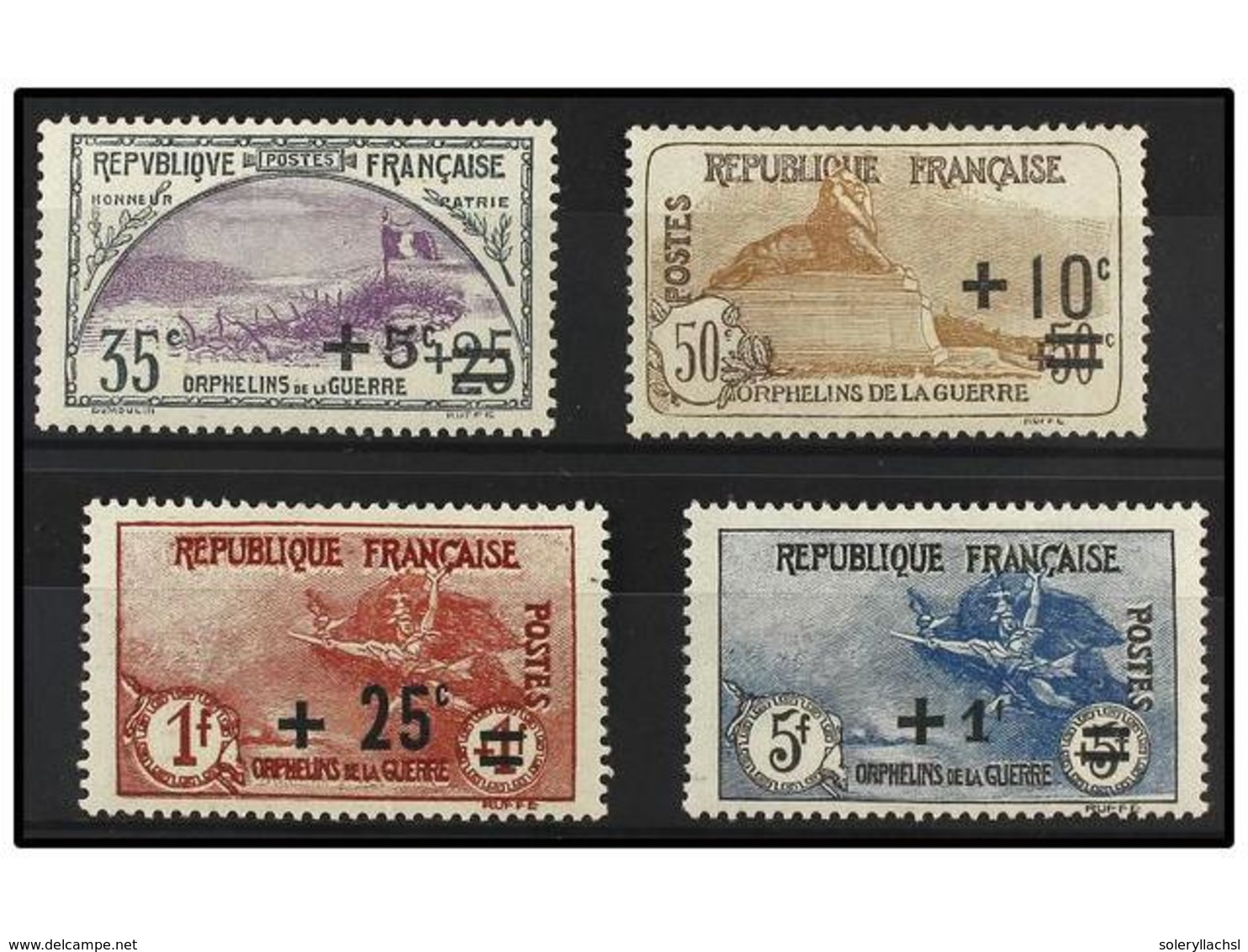 1622 * FRANCIA. Yv.166/69. 1922. Valores Altos. Muy Bonitos. Yvert.250?. - Other & Unclassified