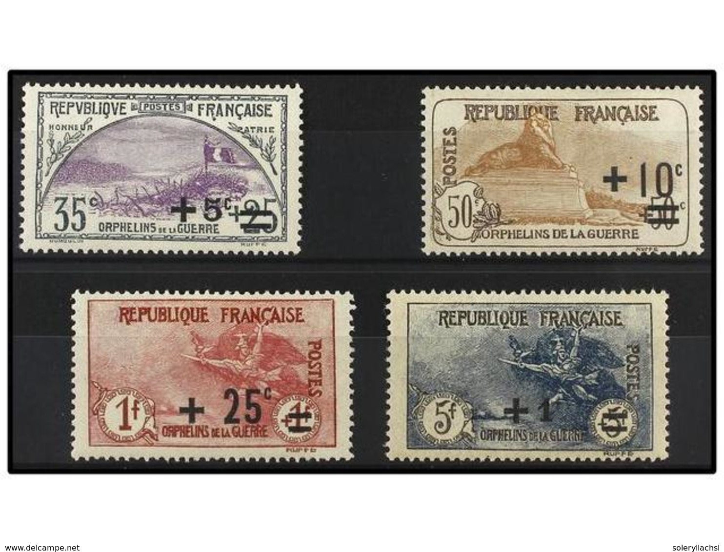 1623 * FRANCIA. Yv.166/69. 1922. Valores Altos. Muy Bonitos. Yvert.250?. - Other & Unclassified