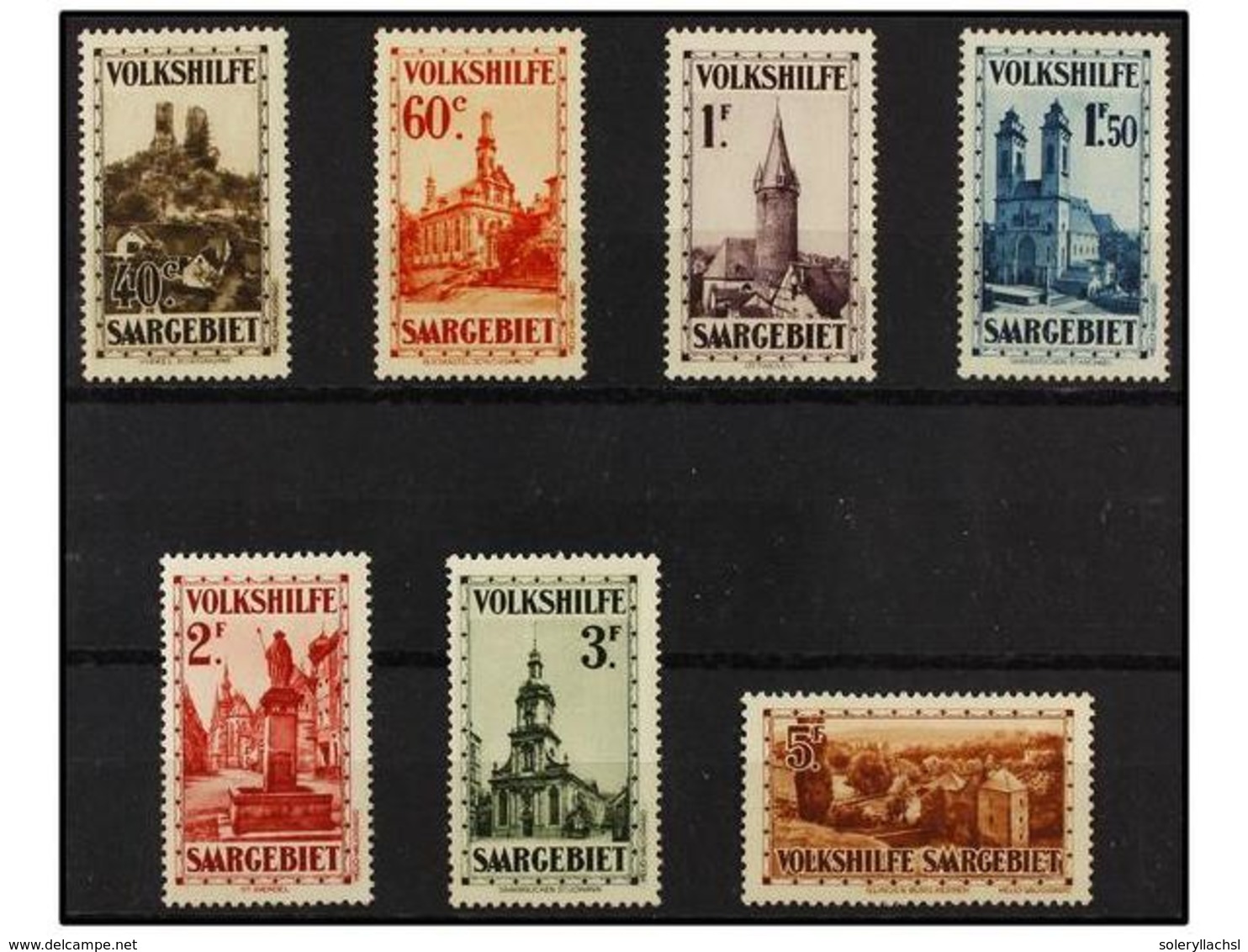 2359 * SARRE. Mi.161/63. 1932. Complete Set, Hinged. Michel.300?. - Sonstige & Ohne Zuordnung