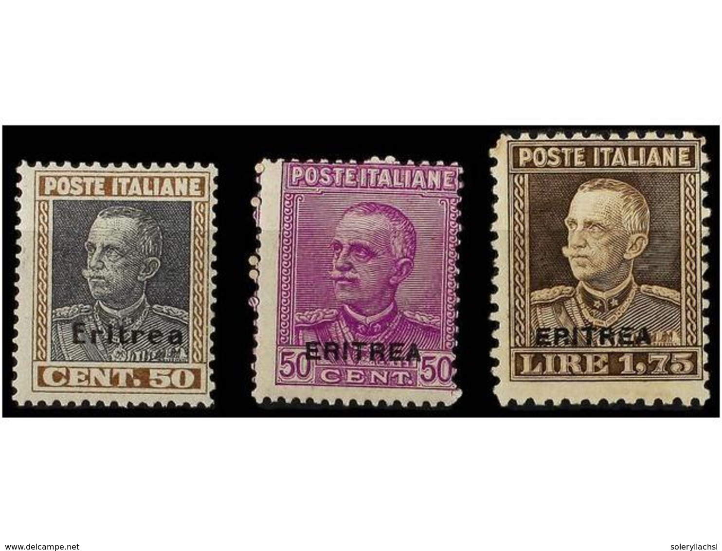 3782 ** ERITREA. Sa.128, 136/37. 1928-29. Complete Sets, Never Hinged. Sassone.575?. - Other & Unclassified