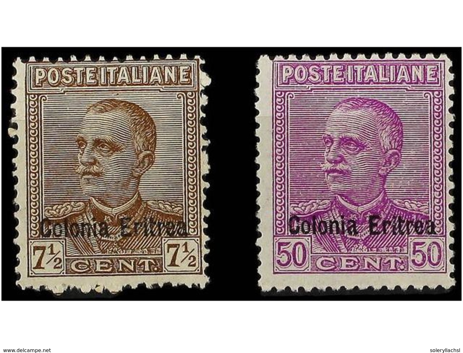 3783 ** ERITREA. Sa.142/43. 1928-29. Complete Set, Never Hinged. Sassone.325?. - Other & Unclassified