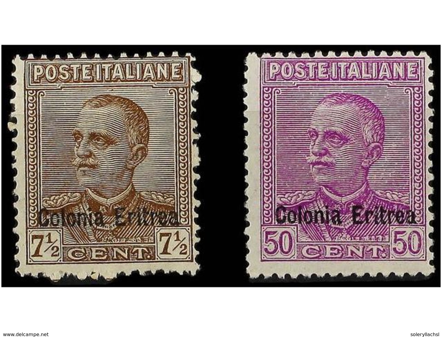 3783 ** ERITREA. Sa.142/43. 1928-29. Complete Set, Never Hinged. Sassone.325?. - Sonstige & Ohne Zuordnung