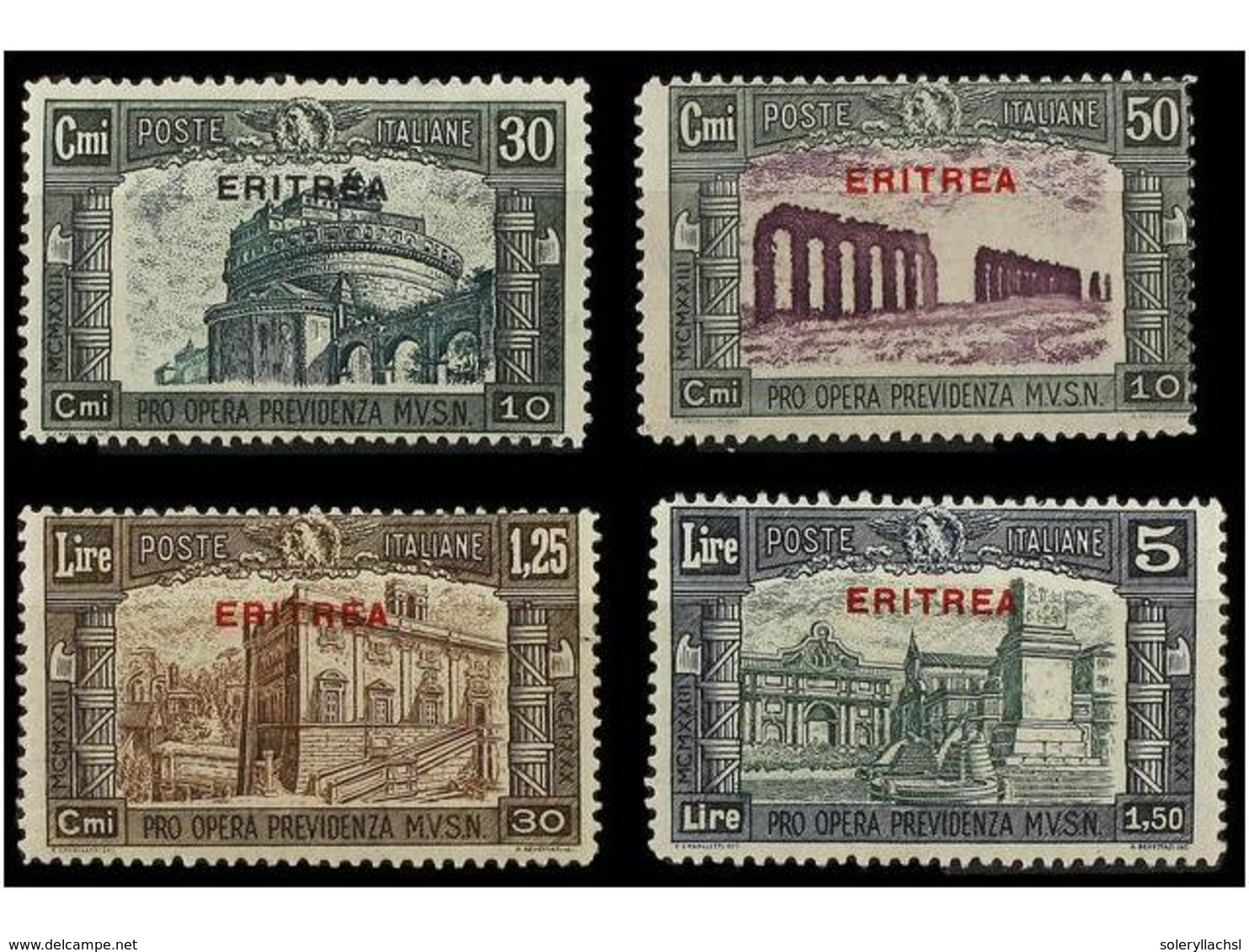 3785 ** ERITREA. Sa.170/73. 1930. Complete Set, Never Hinged. Sassone.600?. - Sonstige & Ohne Zuordnung