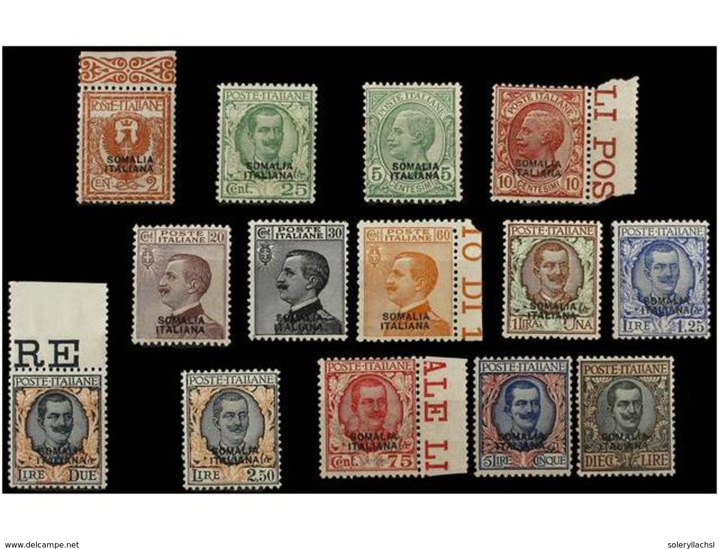 3873 ** SOMALIA. Sa.92/04. 1926-30. Complete Set, Well And Very Well Centered, Never Hinged. Sassone.+1.500?. - Sonstige & Ohne Zuordnung