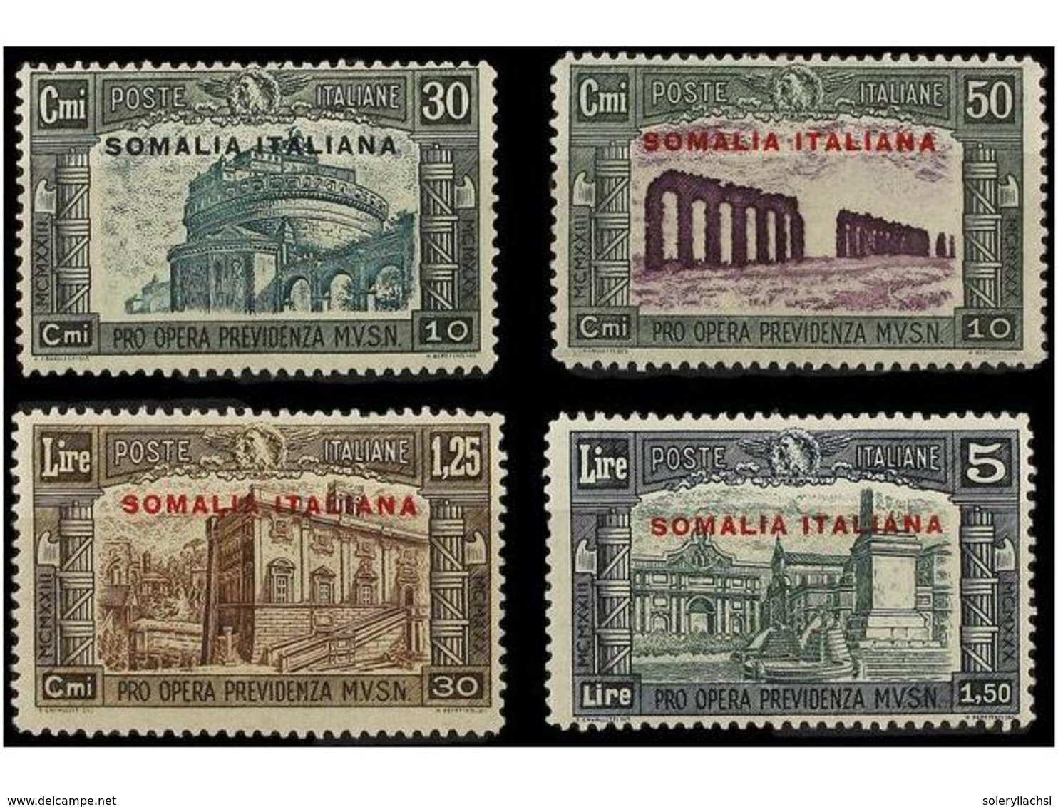 3879 ** SOMALIA. Sa.140/43. 1930. Complete Set, Never Hinged. Sassone.600?. - Other & Unclassified