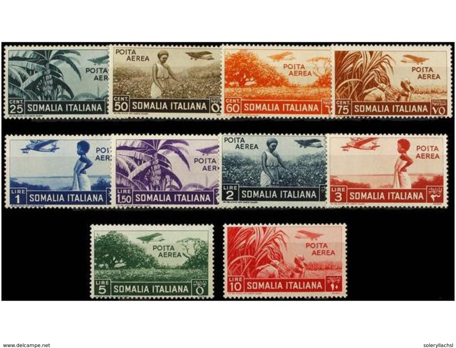3882 ** SOMALIA. Sa.A17/26. 1936. Complete Set, Never Hinged. Sassone.350?. - Other & Unclassified