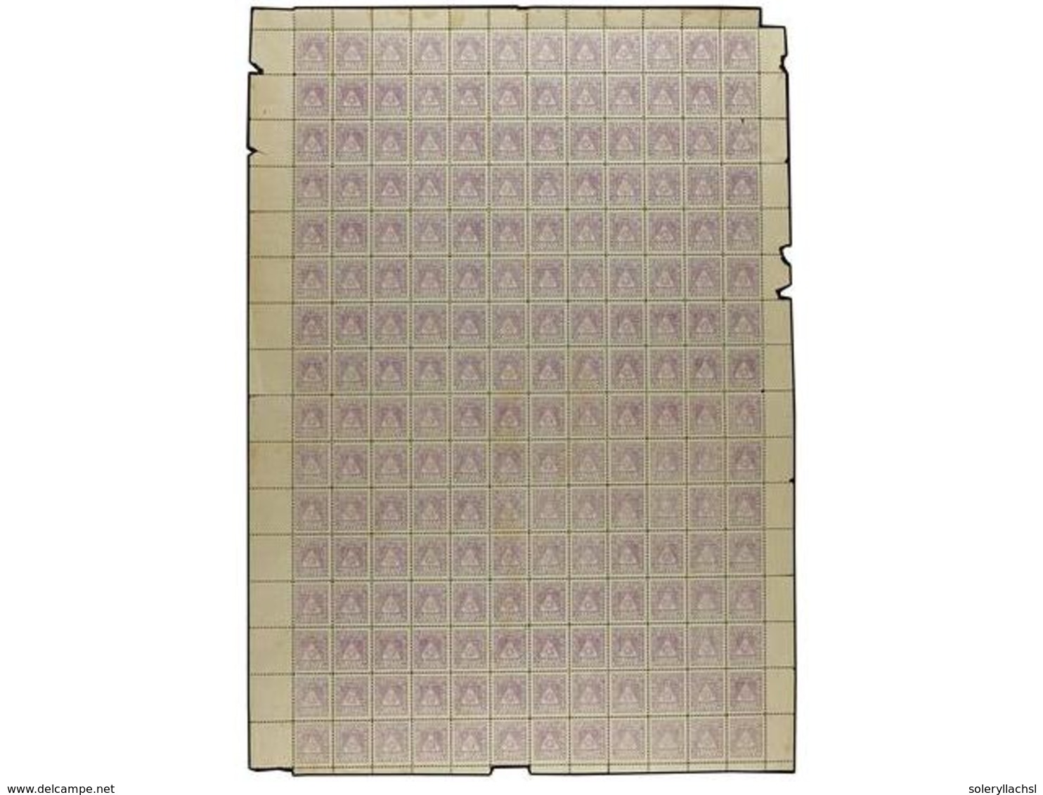 4637 * FILIPINAS. Ed. T-1. 1898. <B>CORREO DE LOS INSURRECTOS. TELÉGRAFOS. 2 Cts.</B> Violeta. Hoja Completa De 192 Ejem - Other & Unclassified