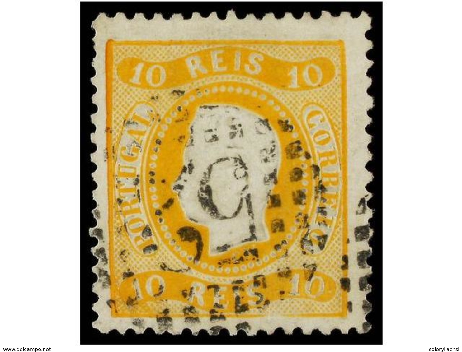 4738 ° PORTUGAL. Af.28. 1867. <B>10 Reis</B> Amarillo. MAGNIFICO EJEMPLAR. Afinsa.175?. - Sonstige & Ohne Zuordnung