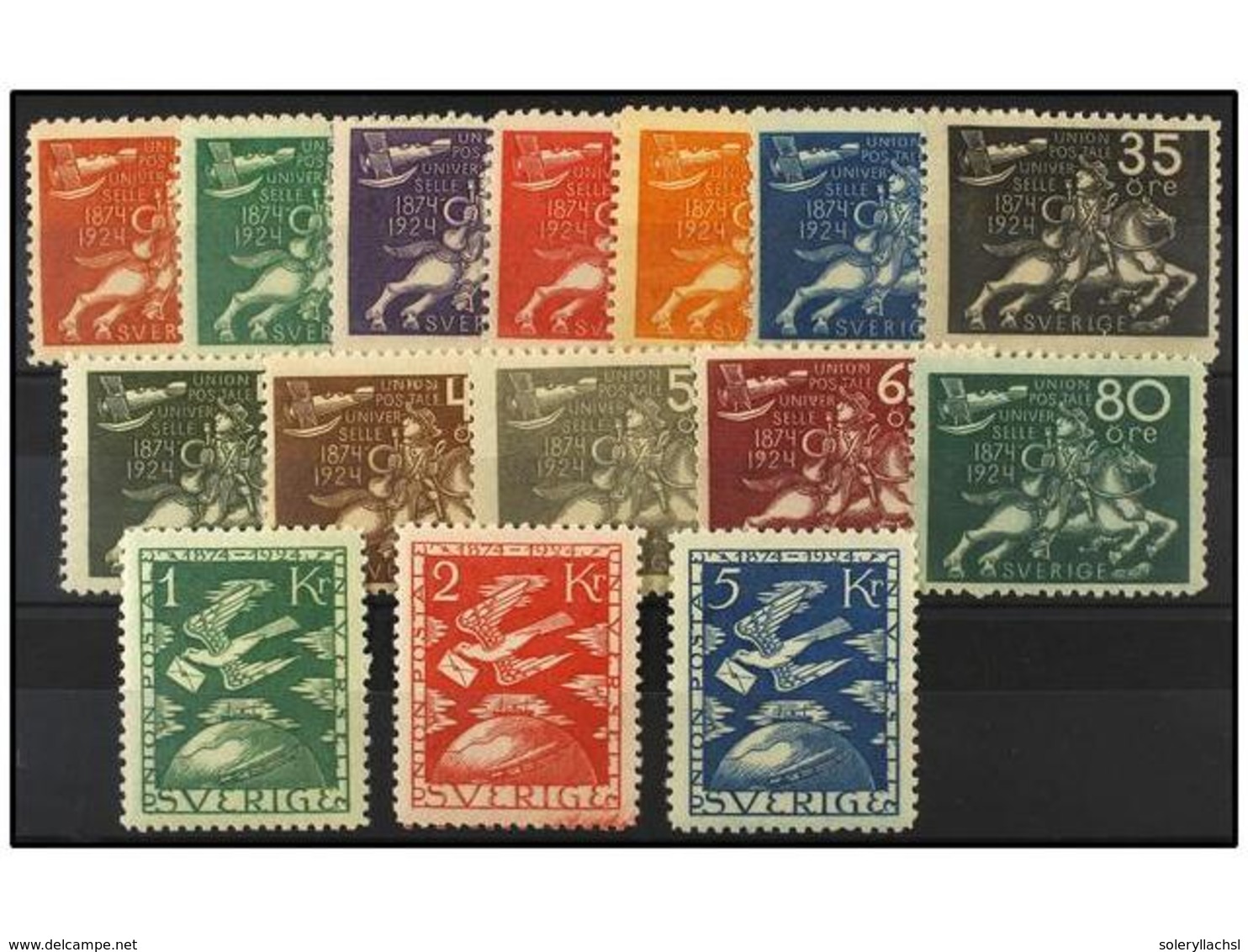 5285 ** SUECIA. Fa.211/25. 1924. Complete Set, Never Hinged. Facit.13.500 Skr. - Other & Unclassified