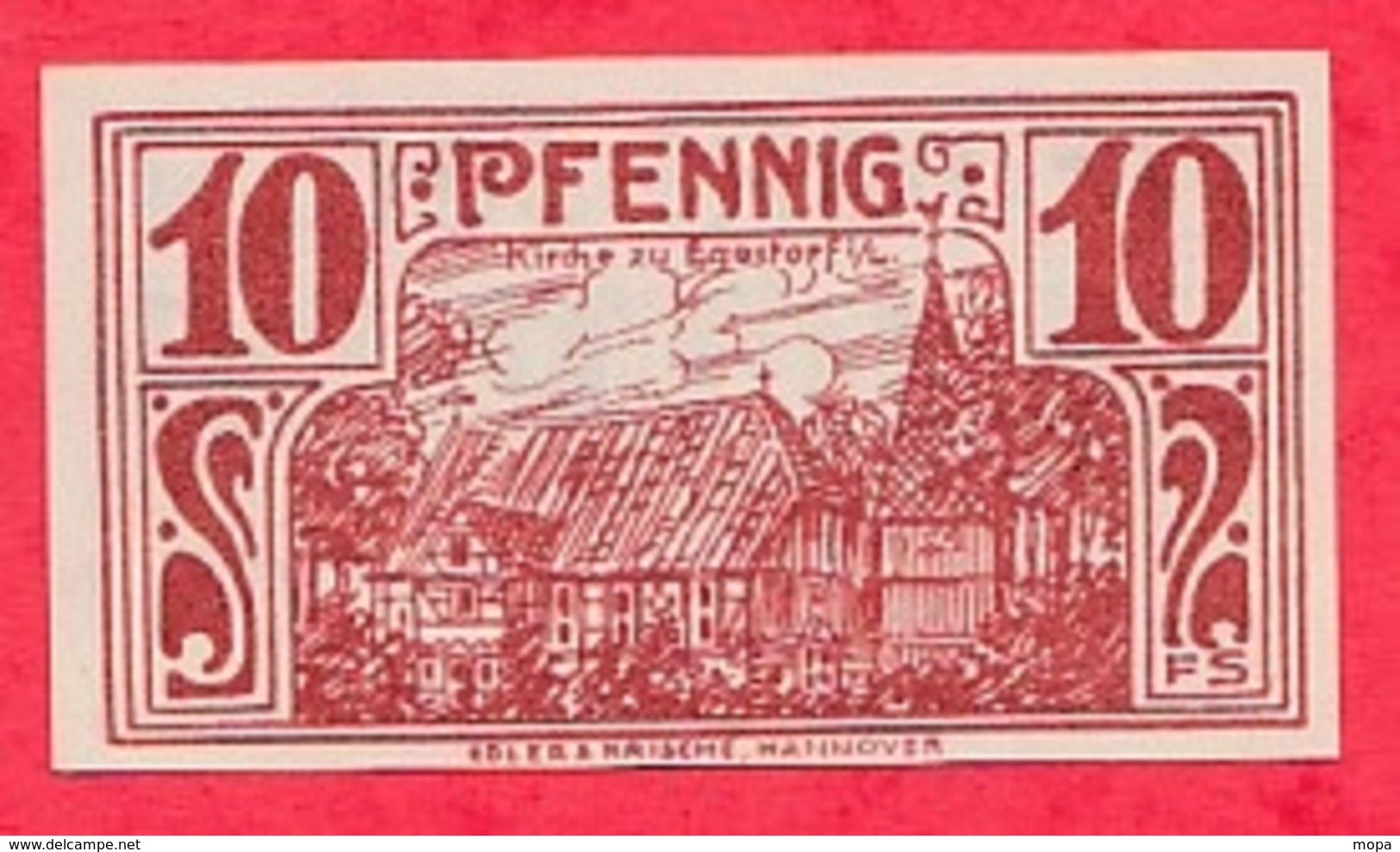 Allemagne 1 Notgeld 10 Pfenning Einlosbar état Lot N °1906 - Collections