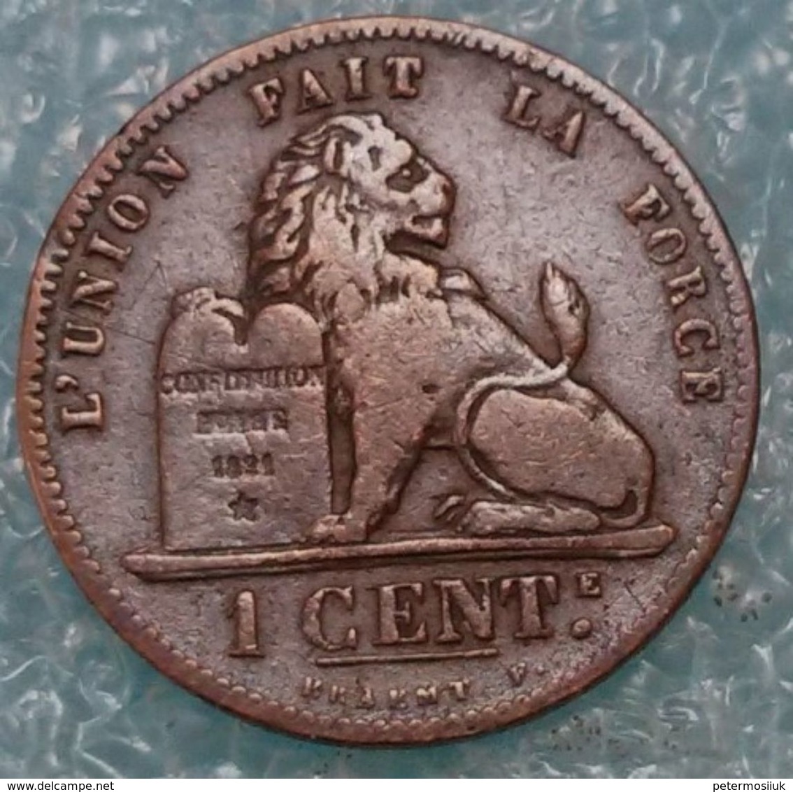 Belgium 1 Centime, 1882 Legend In French - 'DES BELGES' -2516 - 1 Centime