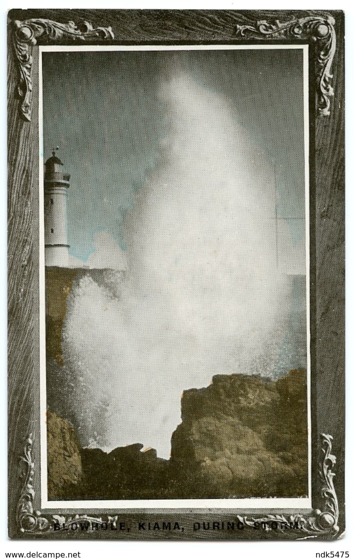 AUSTRALIA : KIAMA - BLOWHOLE DURING STORM (LIGHTHOUSE) - Other & Unclassified