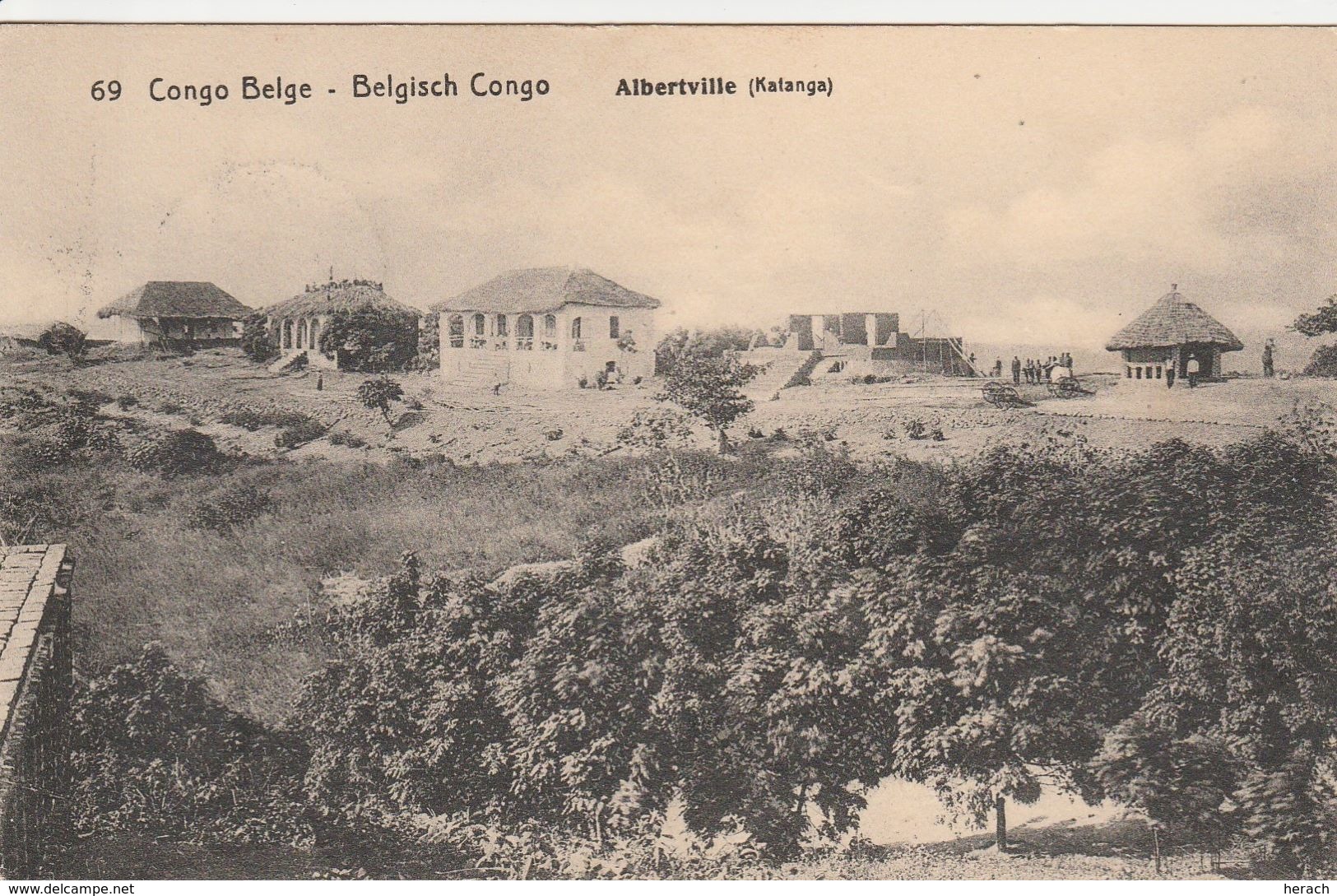 Congo Belge Entier Postal Illustré 1917 - Interi Postali