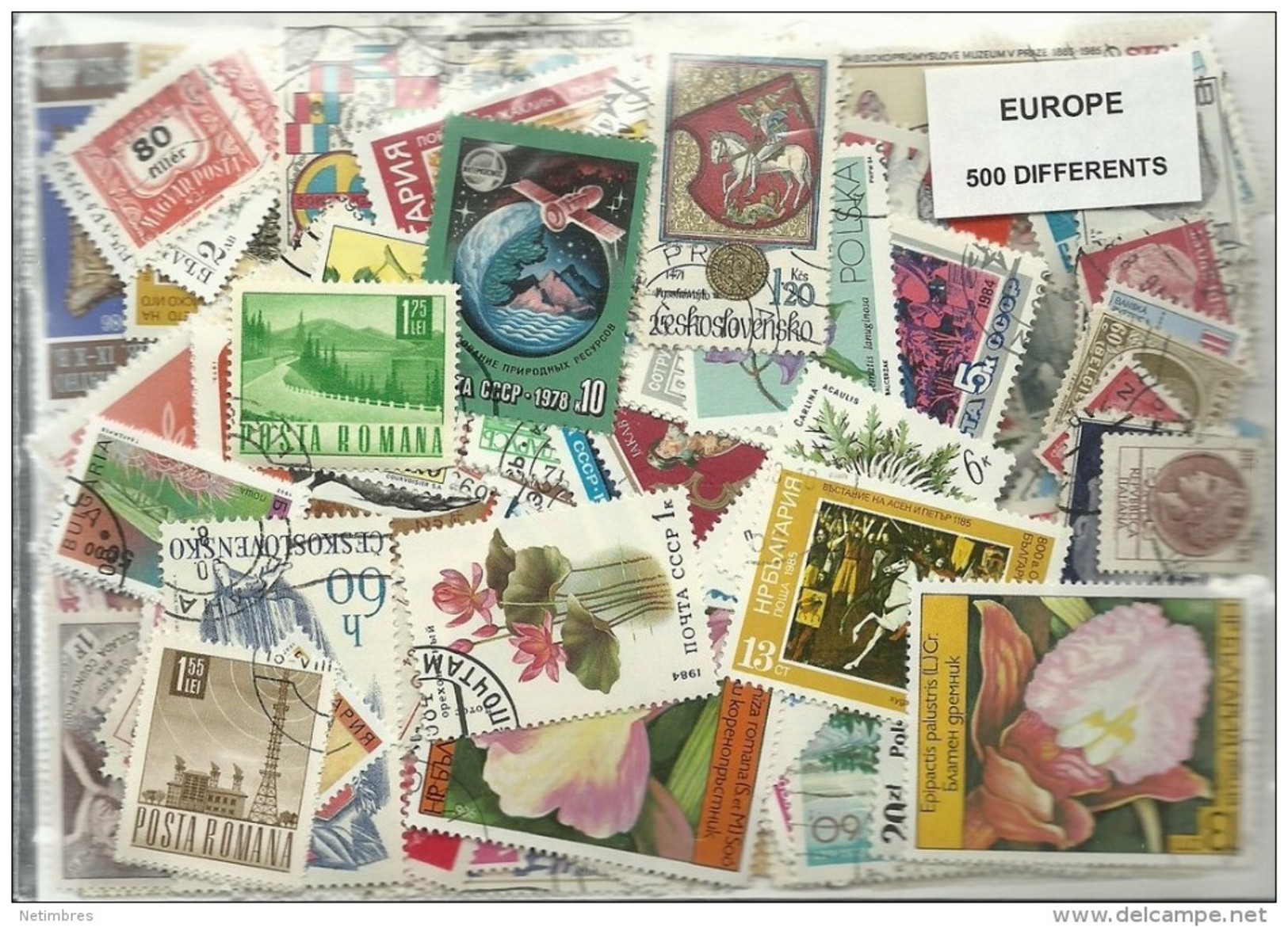 Lot Timbres D 'Europe - Vrac (max 999 Timbres)