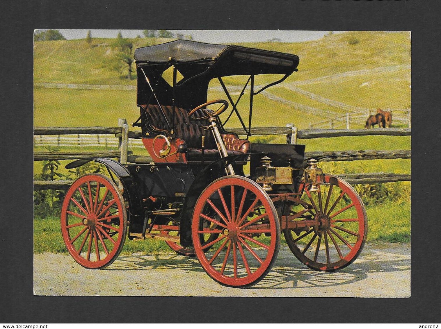 VOITURES DE TOURISME - AUTOMOBILE - VOITURE ANCIENNE -CABRIOLET TUDHOPE MCINTYRE 1906 - LA FONDATION CRAVEN - Voitures De Tourisme