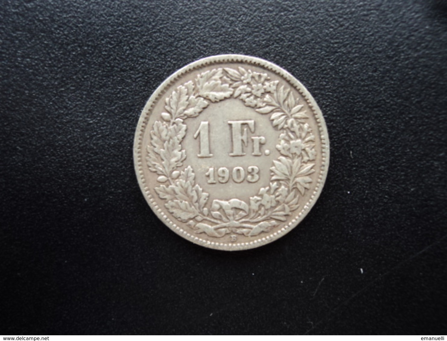 SUISSE : 1 FRANC   1903 B    KM 24    TB+ / TTB - 1 Franc