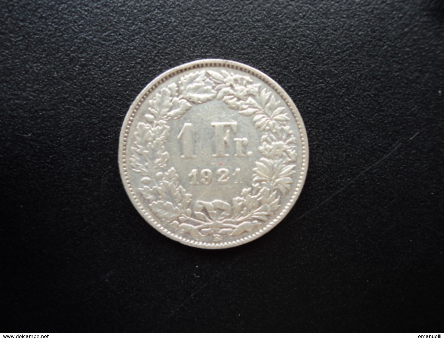 SUISSE : 1 FRANC   1921 B    KM 24     TTB - 1 Franken