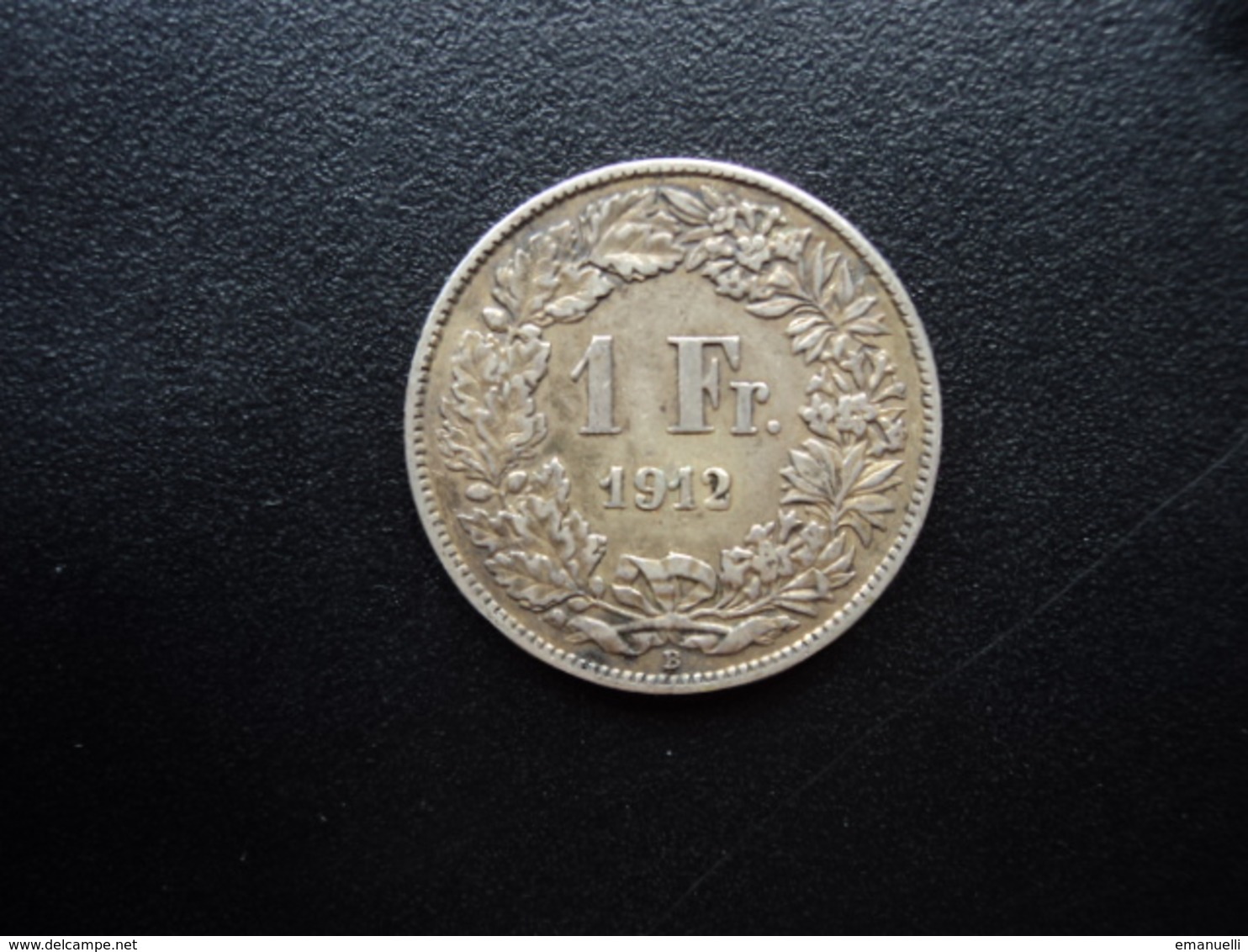 SUISSE : 1 FRANC   1912 B    KM 24       TTB - 1 Franken