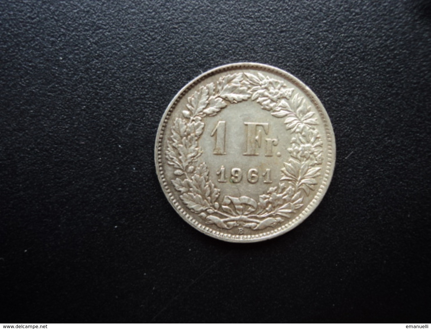 SUISSE : 1 FRANC   1961 B    KM 24       SUP - 1 Franken