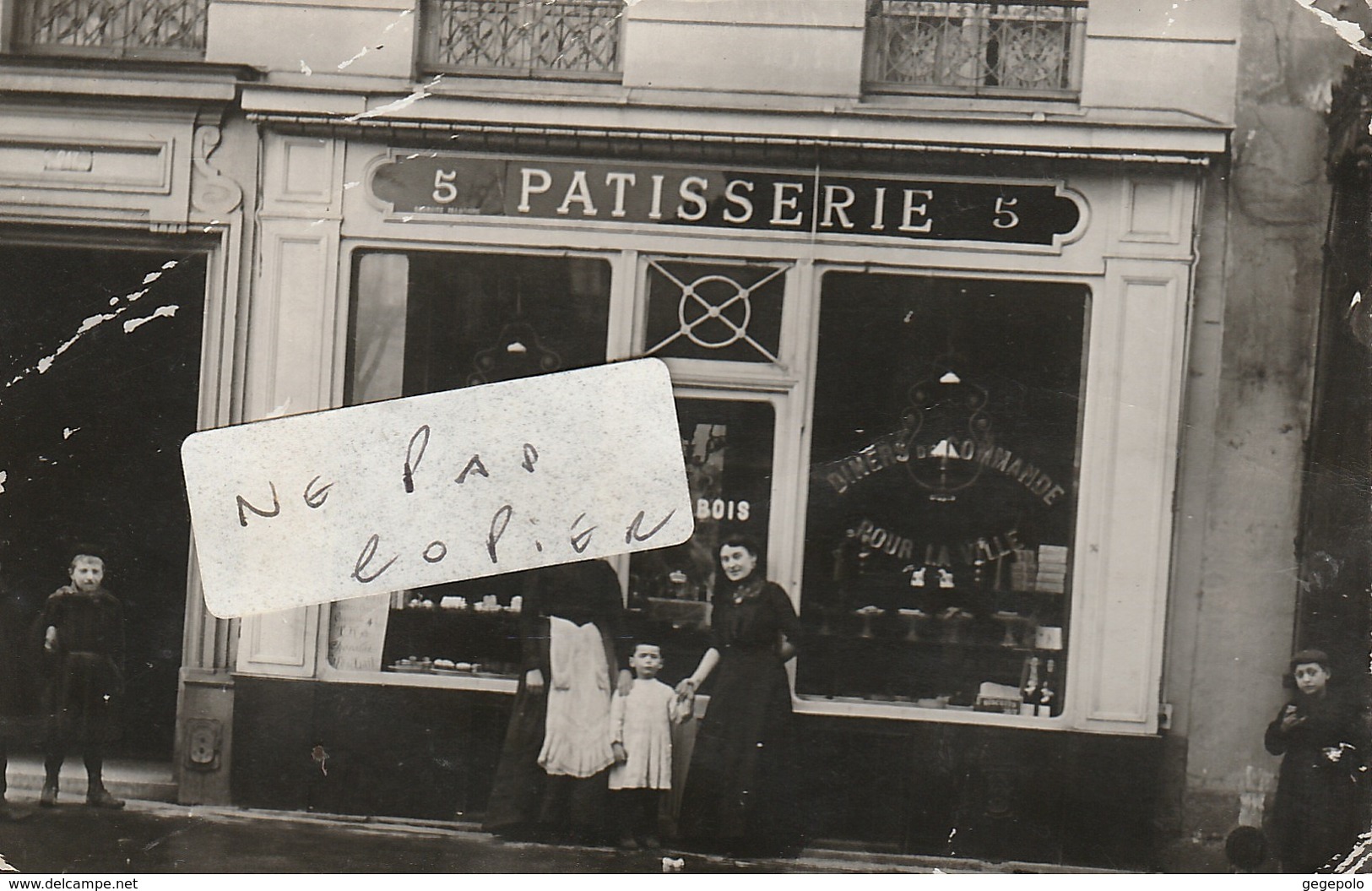 75005 - Pâtisserie Maison DESBOIS Située Au 5 Rue Linné ( Carte Photo ) - Arrondissement: 05