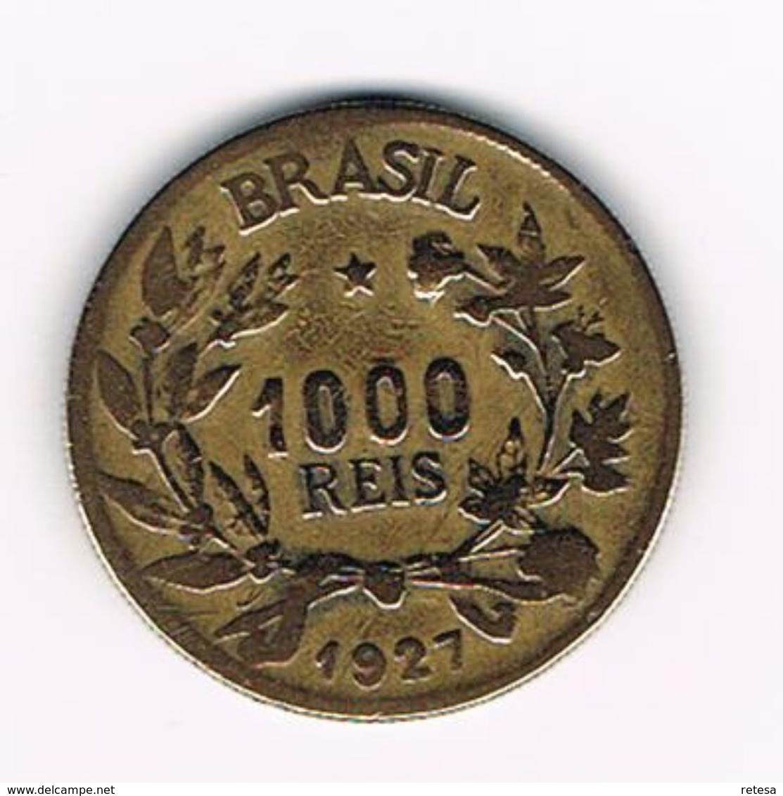 -&   BRAZILIE  1000  REIS 1927 - Brésil