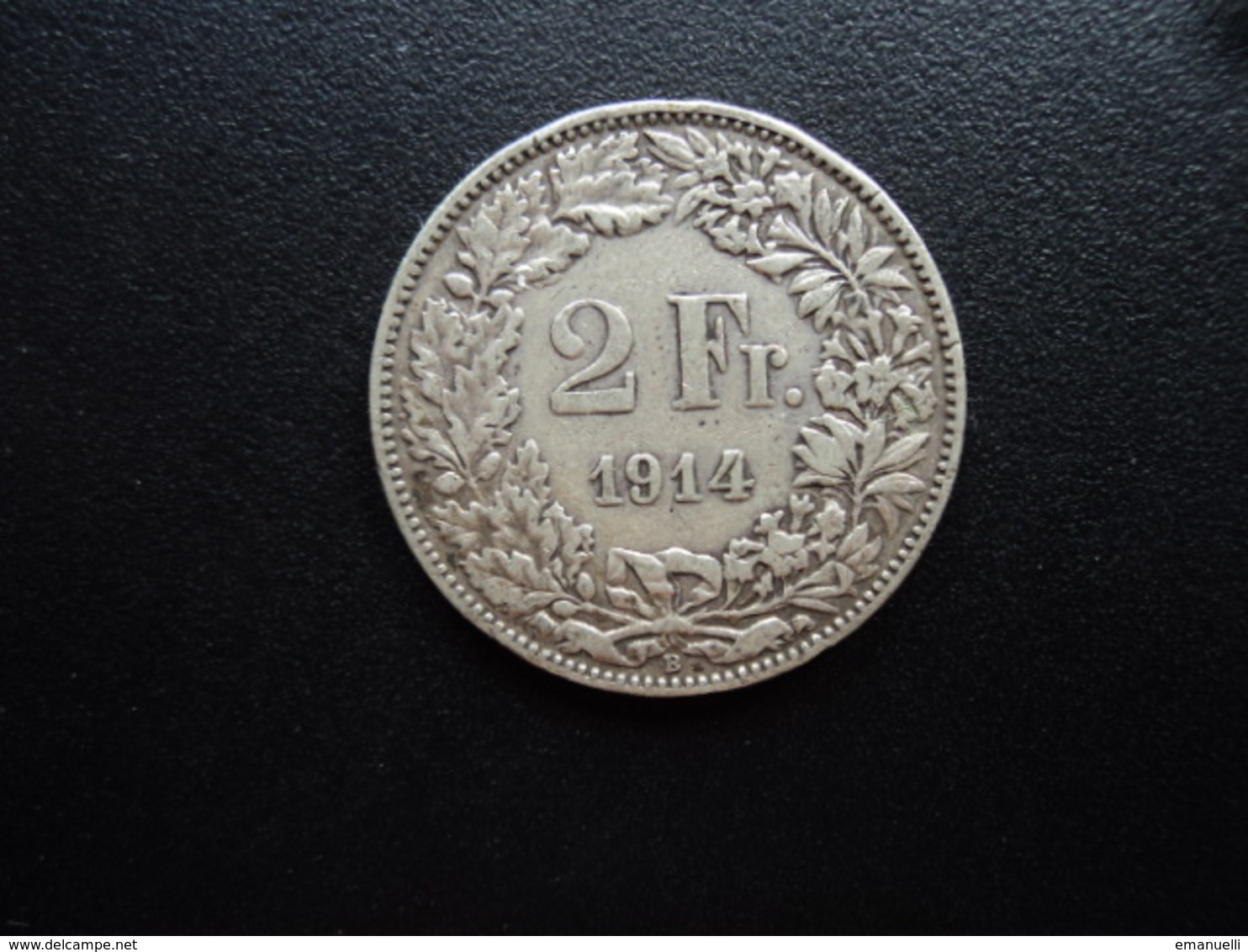 SUISSE : 2 FRANCS   1914 B    KM 21      TTB - 2 Francs