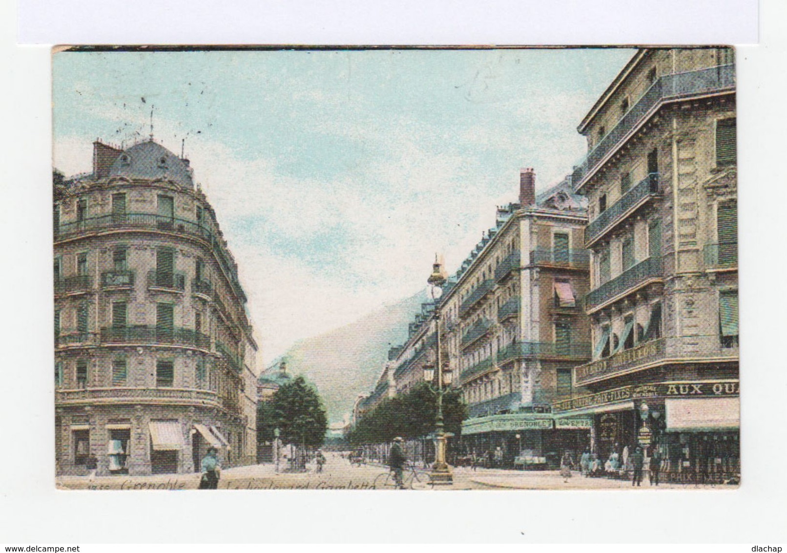 Grenoble. Le Boulevard Gambetta. (3049) - Grenoble