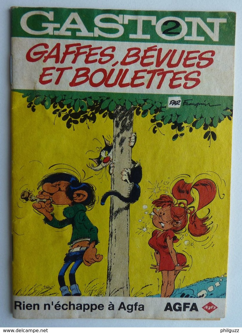 ALBUM BANDES DESSINEES PUBLICITAIRE AGFA  GASTON LAGAFFE FRANQUIN  T2 1996 (1) - Gaston