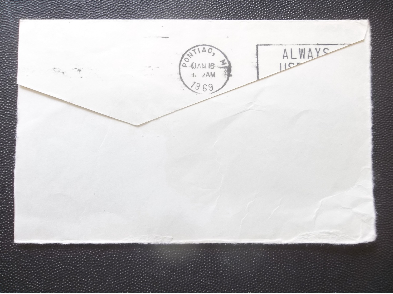 Korea, South, R.O.K.: 1968 Front Only Ship Mail To USA (#FF15) - Korea, South