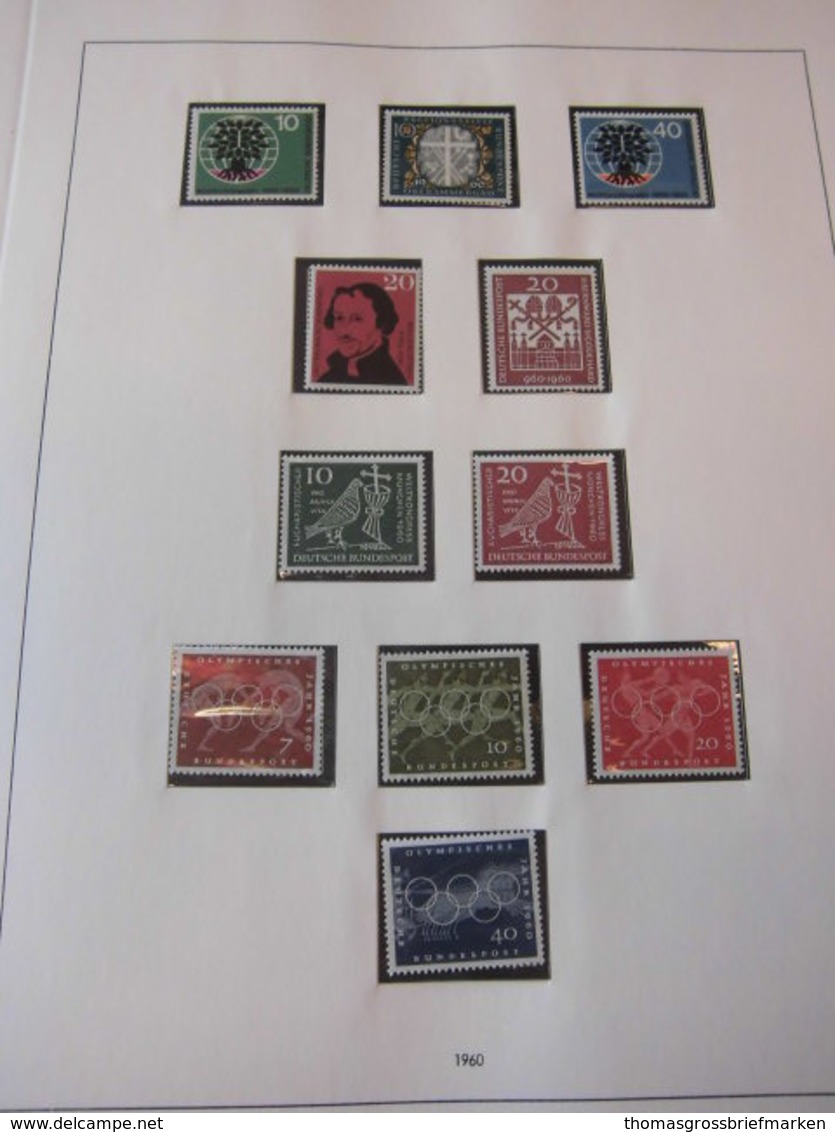 Sammlung BRD Bund 1960-1969 Komplett Postfrisch Aud SAFE Vordrucken (676) - Nuevos
