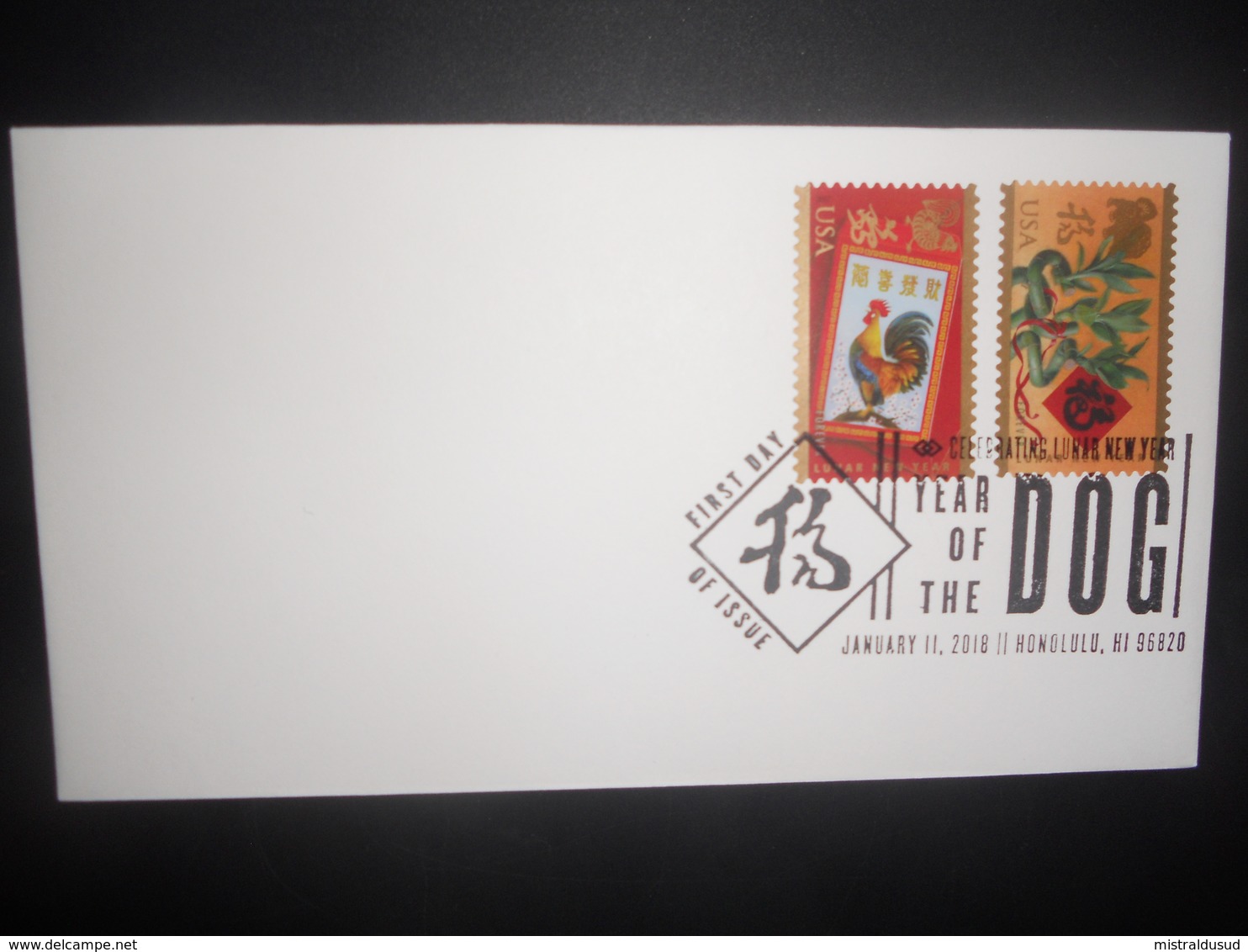 Etats-unis Fdc Year Of Dog 2018 - 2011-...