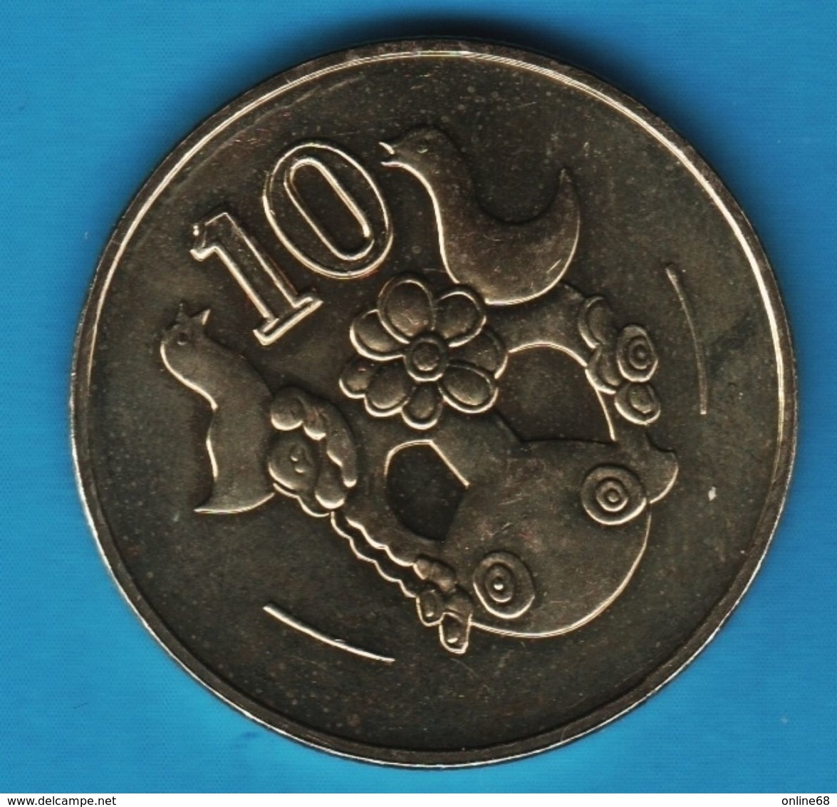 CYPRUS 10 CENTS 2004 KM# 56 - Chypre