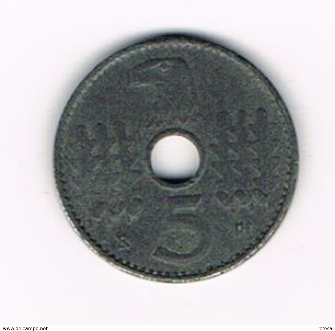 -&  THIRD  REICH  MILITARY  ISSUES - WWII  5  REICHSPFENNIG  1940 A - 10 Reichspfennig