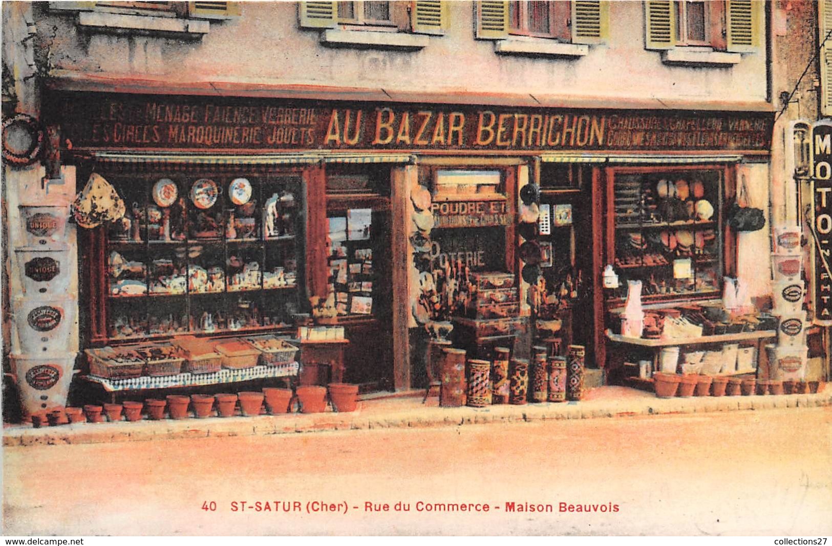 18-SAINT-SATUR- RUE DU COMMERCE - MAISON BEAUVOIS - Saint-Satur