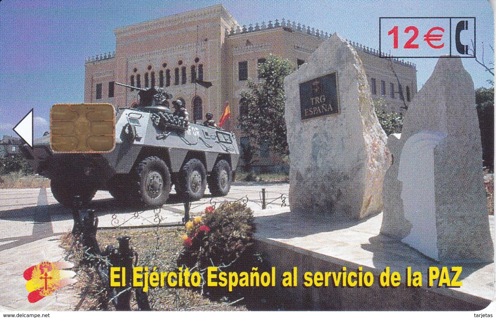 CP-261 TARJETA DE EL EJERCITO ESPAÑOL EN BOSNIA DEL 1/03 TIRADA 50200 - Armada