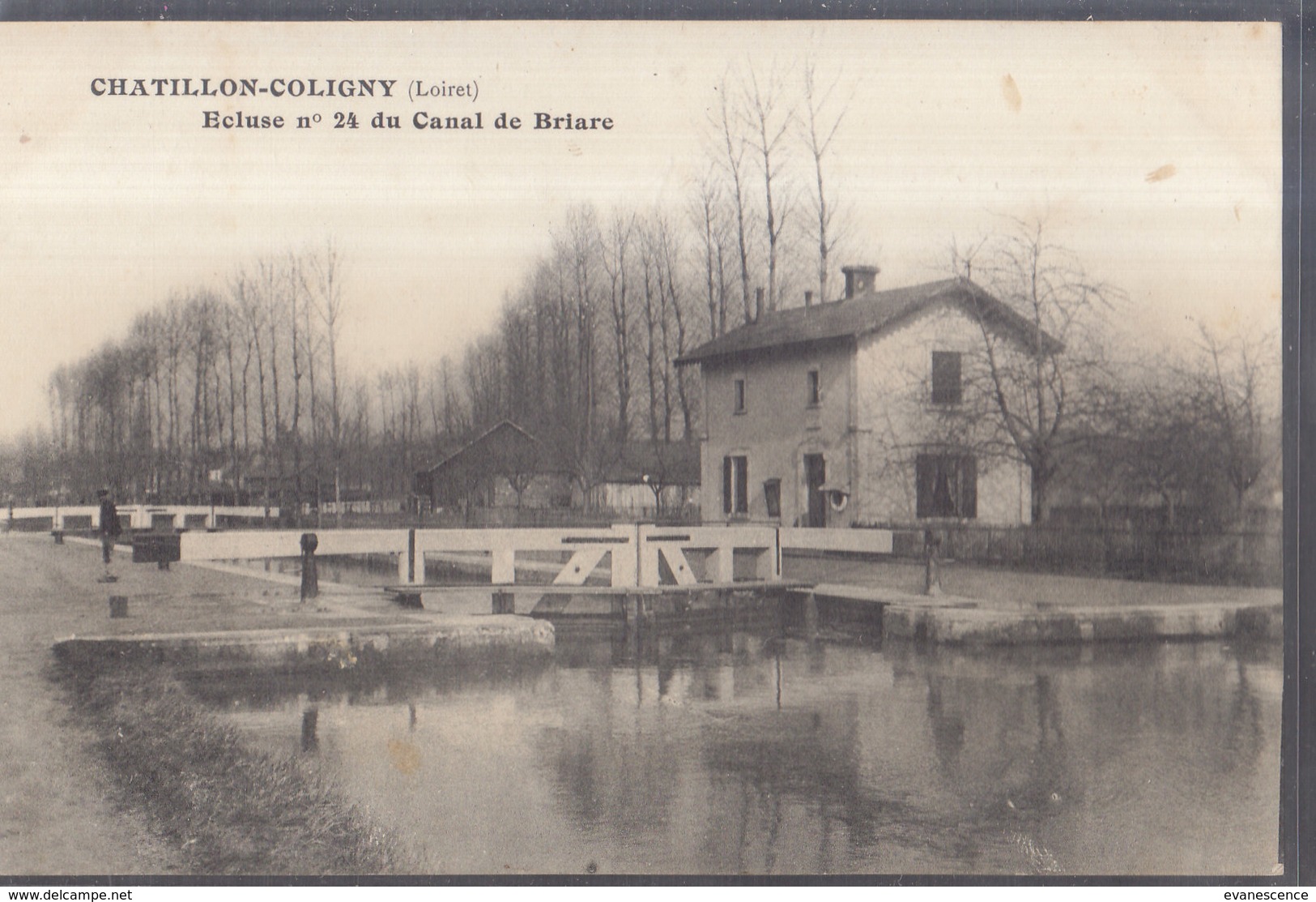 °°°°°  45 CHATILLON COLIGNY  .     Canal De Briare écluse N°24       °°°°°  ////   REF.  JUILLET 18  /  BO. 45 - Chatillon Coligny