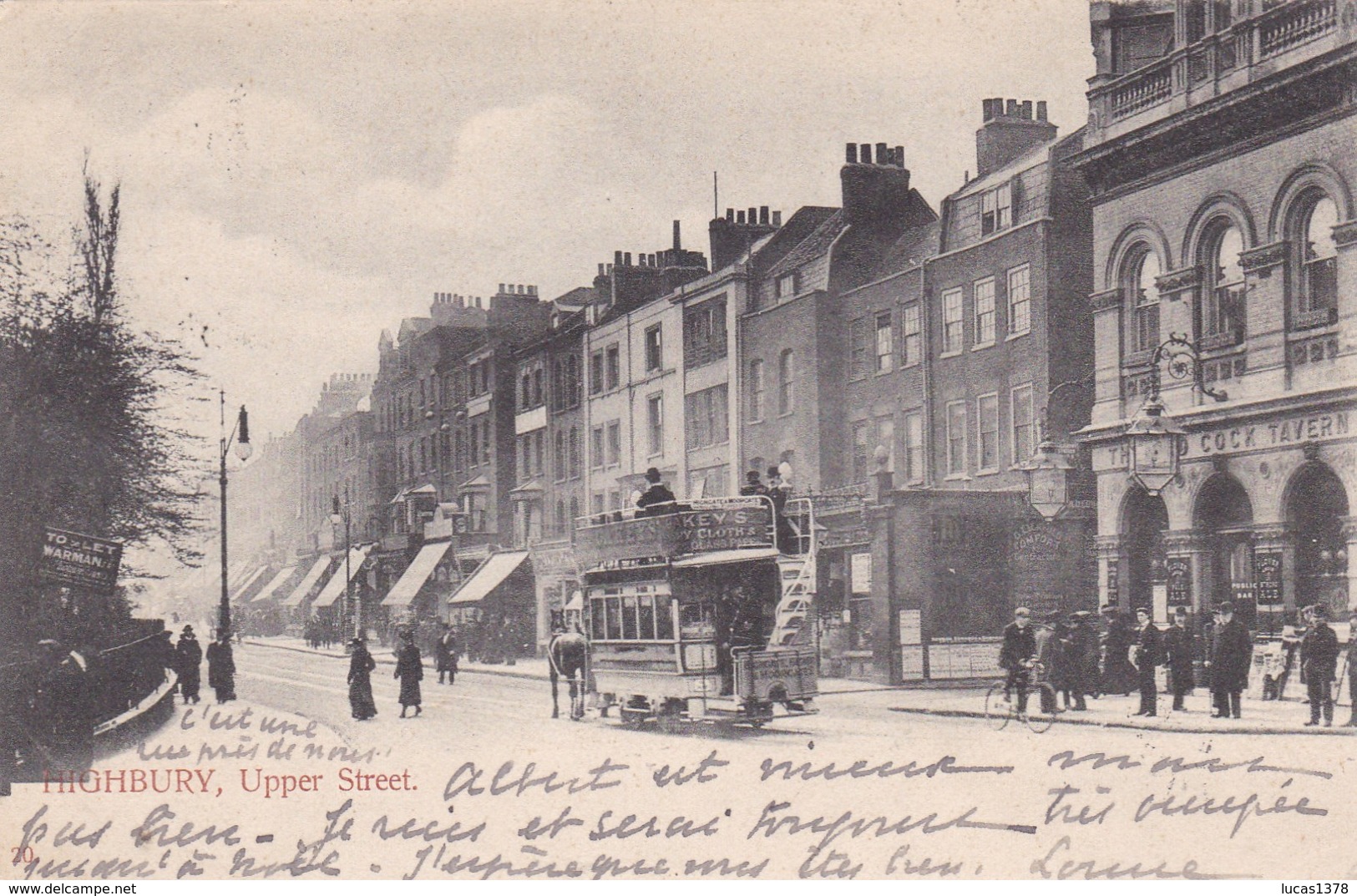 HIGHBURY / UPPER STREET / TRES BELLE CARTE / CIRC1903 - London Suburbs