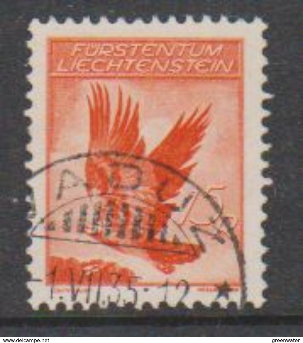 Liechtenstein 1935 Airmail 15Rp Used Ca Vaduz 1 VII 35 (39544N) - Aéreo