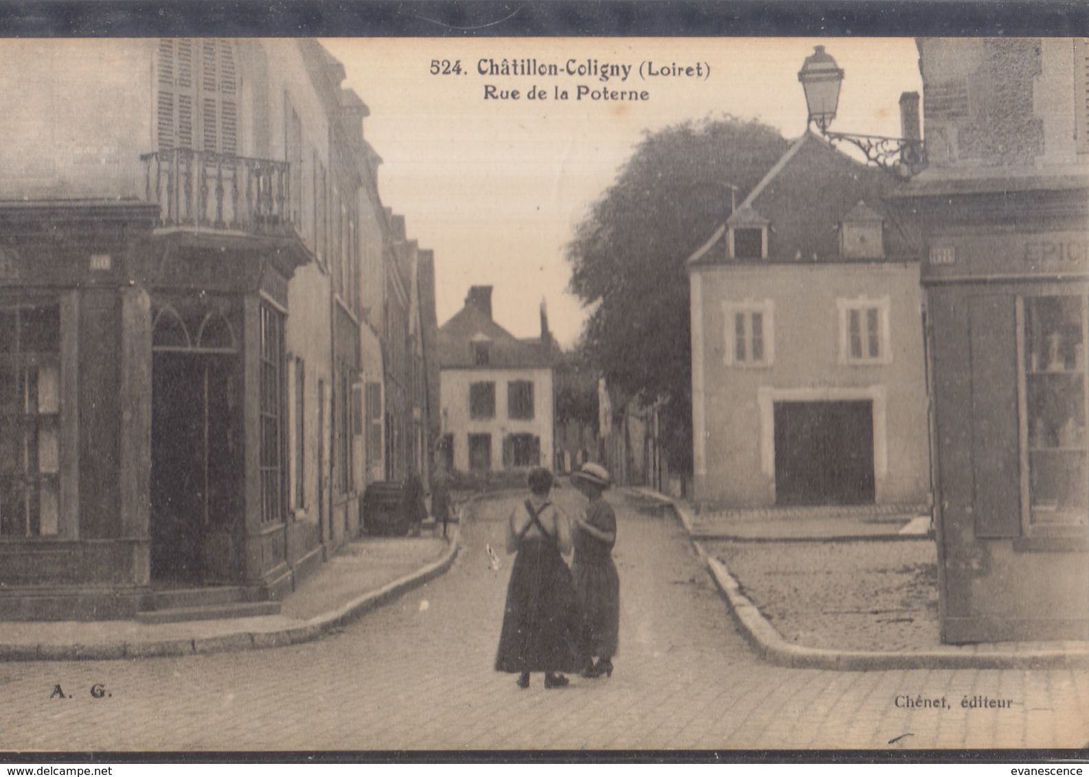 °°°°°  45 CHATILLON COLIGNY  .    Rue  De La Poterne       °°°°°  ////   REF.  JUILLET 18  /  BO. 45 - Chatillon Coligny