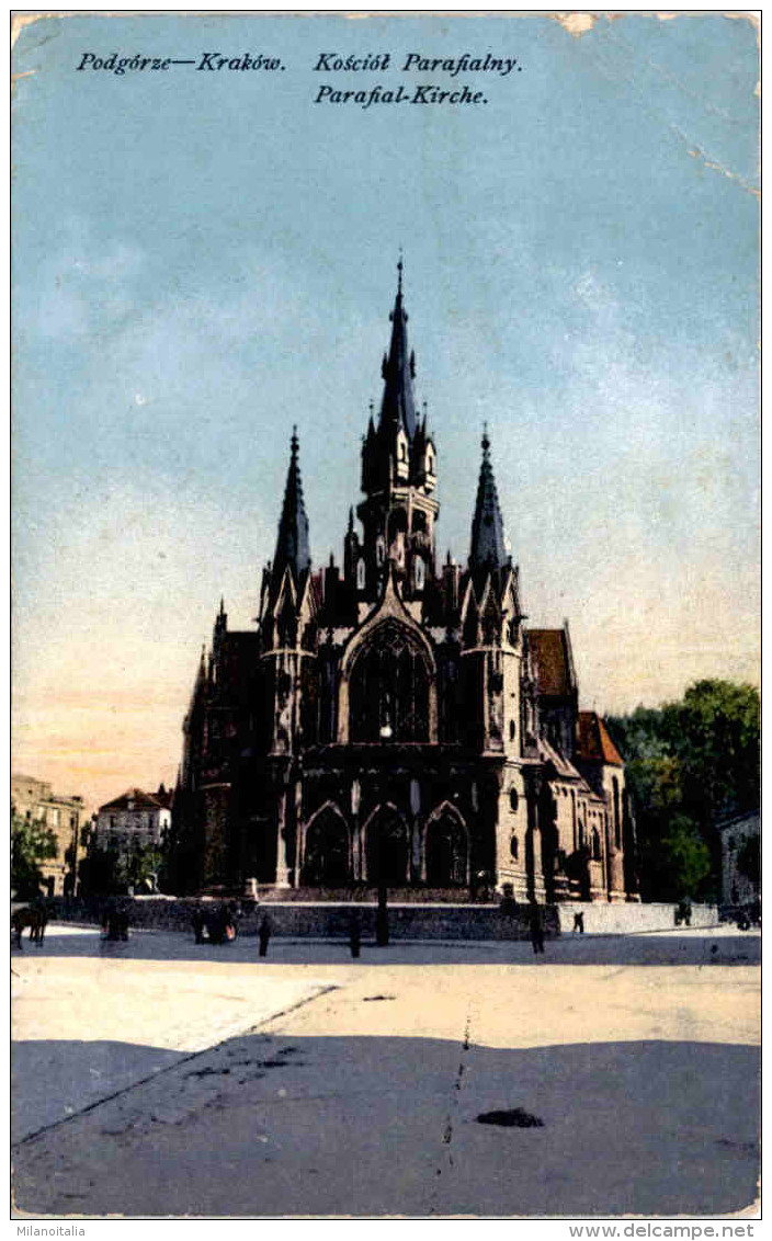 Podgorze - Krakow - Parafial-Kirche * Feldpost 12. XI. 1916 - Polen