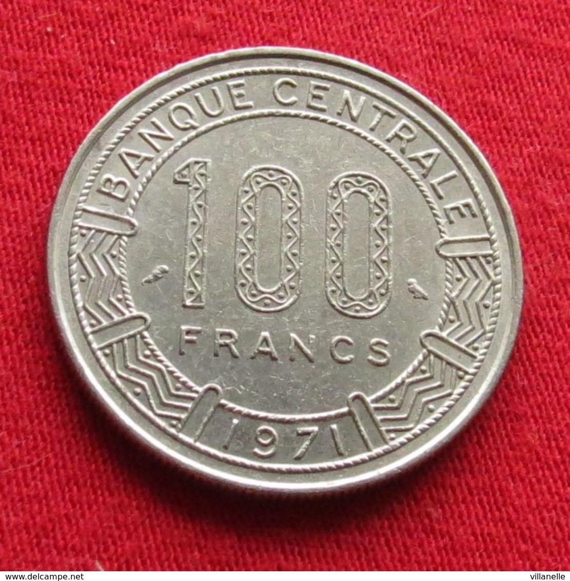 Gabon 100 Francs 1971 KM# 12  Gabão Gabonaise - Gabon