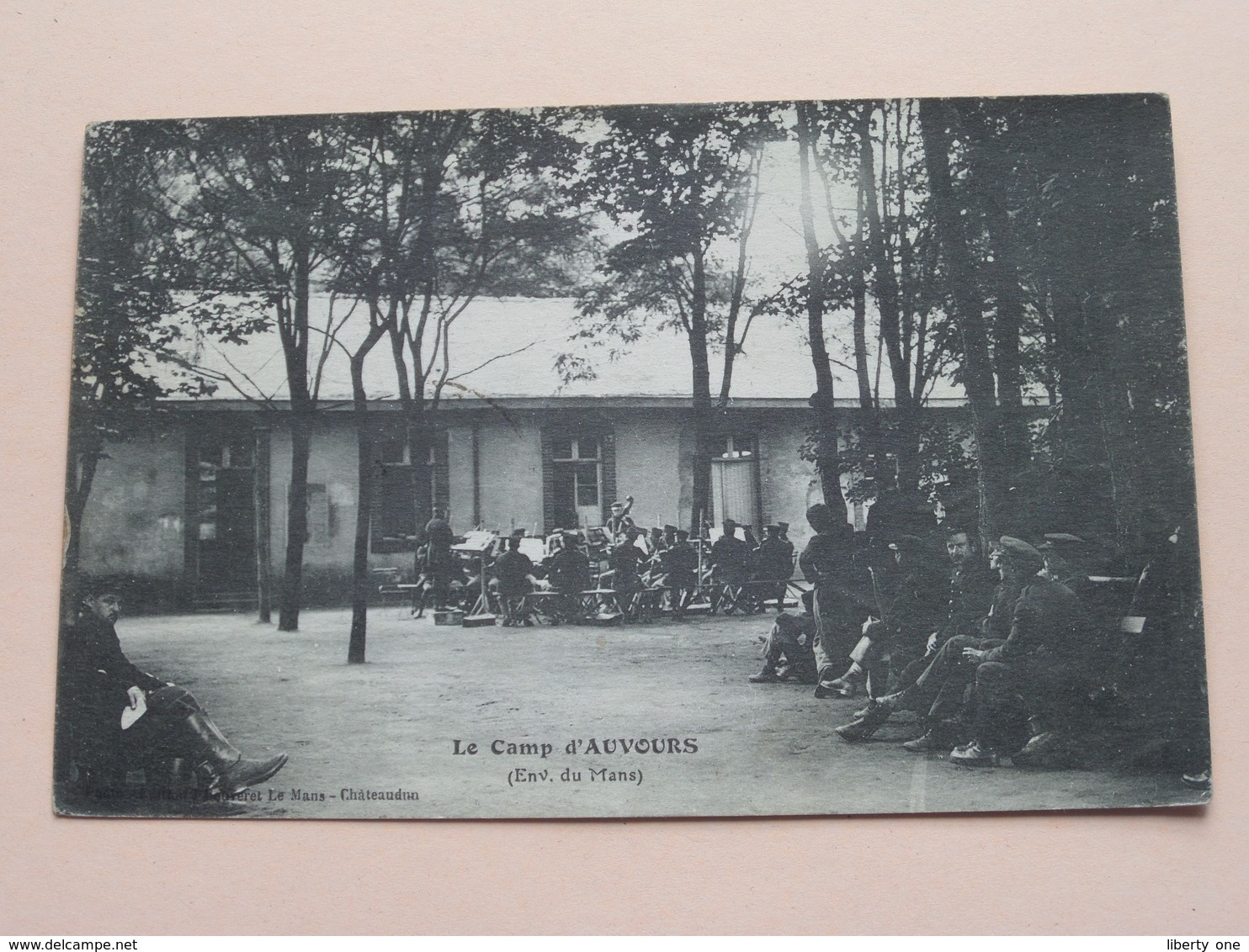 Le Camp D'AUVOURS ( Env. Du MANS ) Anno 1917 - S.M. ( Voir Photo ) ! - Guerre 1914-18