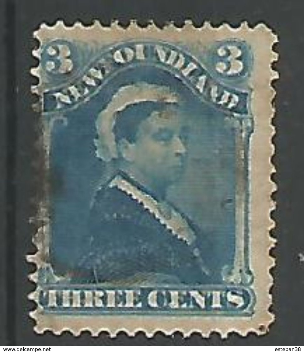 Victoria 3c Blue - 1865-1902