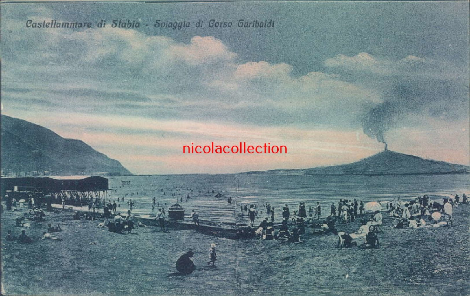 Ah367 - Castellammare Di Stabia - Napoli - Spiaggia Di Corso Garibaldi--regno - Napoli (Napels)