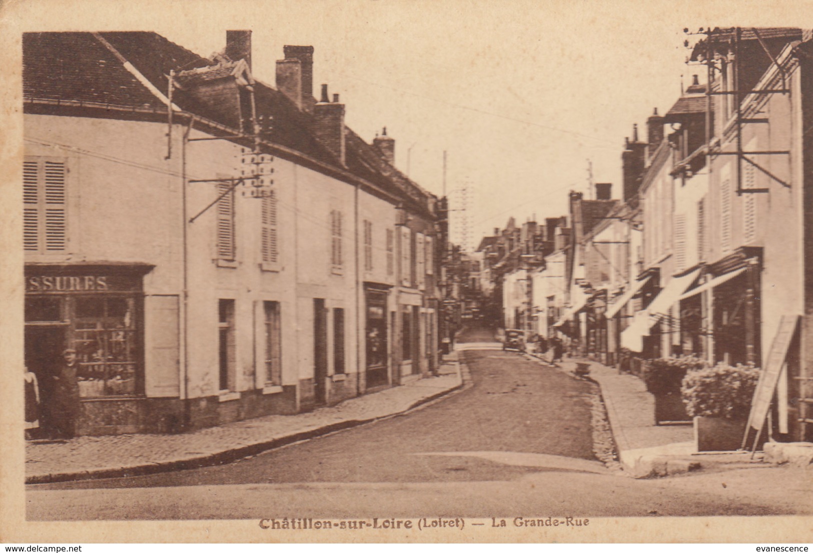 °°°°°  45 CHATILLON SUR LOIRE :   Grande Rue    °°°°°  ////   REF.  JUILLET 18  /  BO. 45 - Chatillon Sur Loire