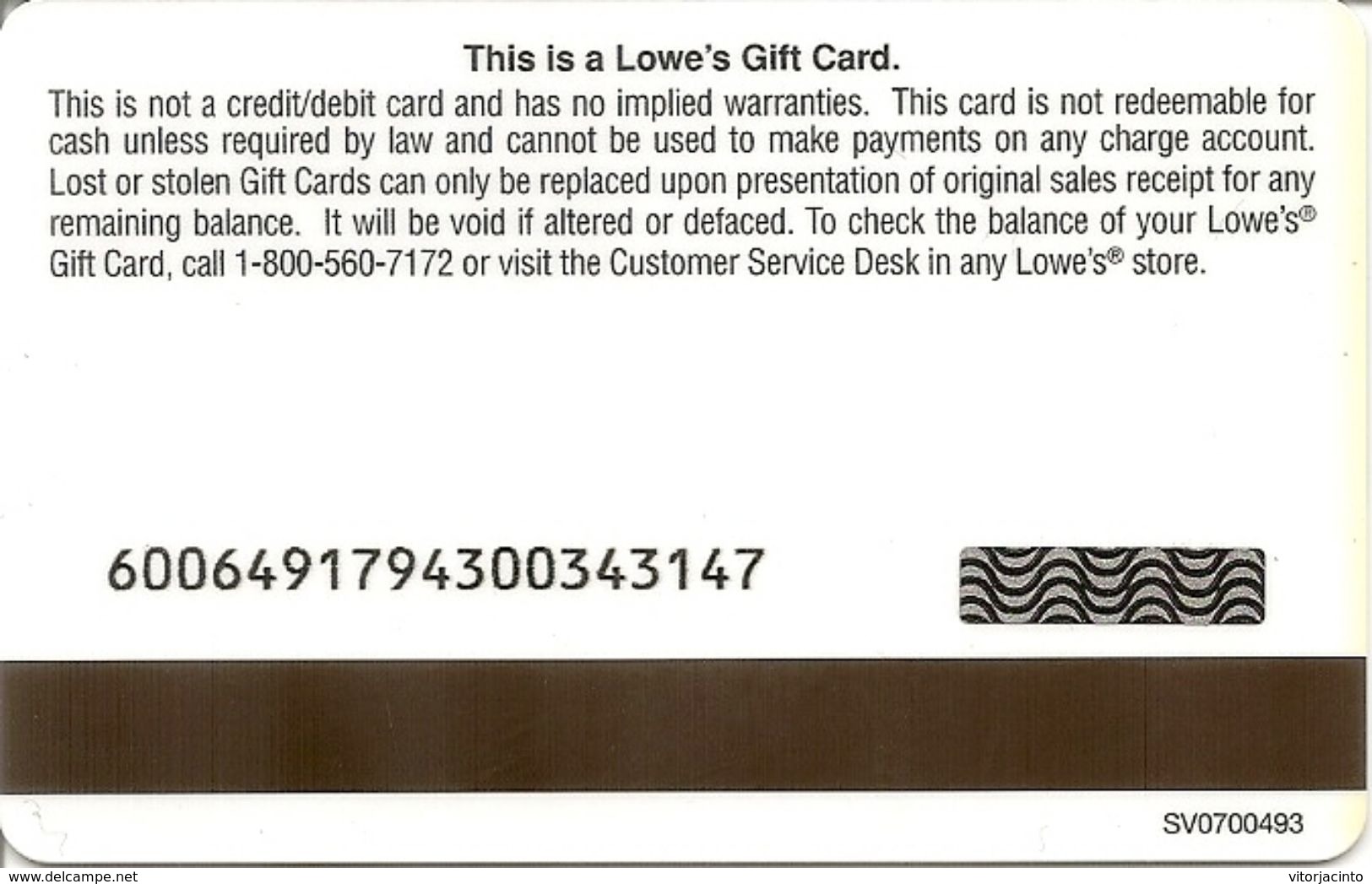 Lowe's GIFT Card - Tarjetas De Regalo