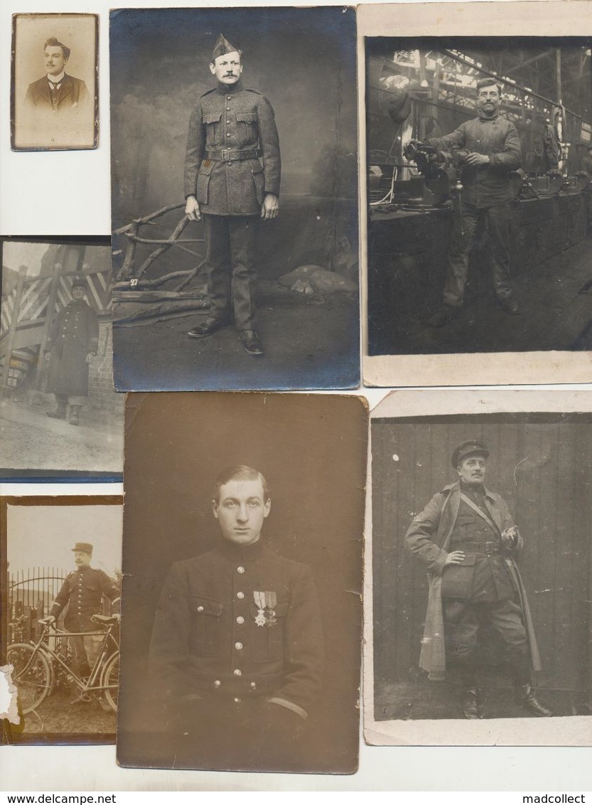 Groot Lot Documenten En Foto's :voor 1914, Wereldoorlog 1,na Wereldoorlog 1 Militaire Spoorwegen Adinkerke, Brugge - Documents