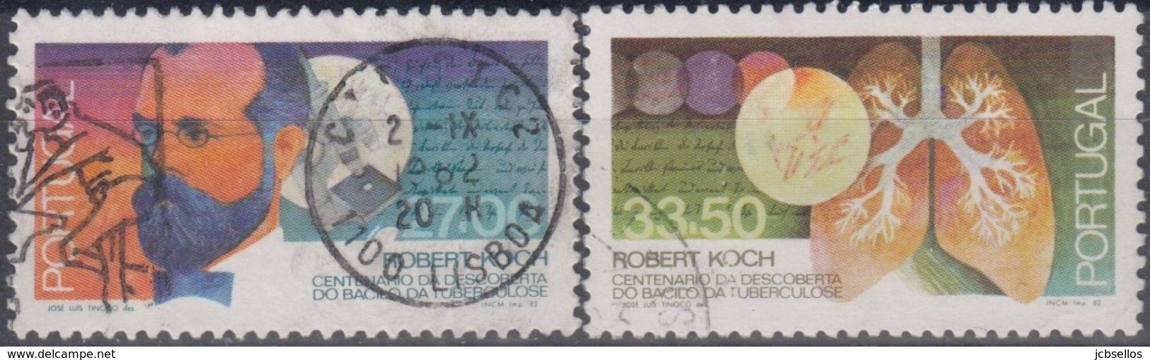 PORTUGAL 1982 Nº 1552/53 USADO - Usado